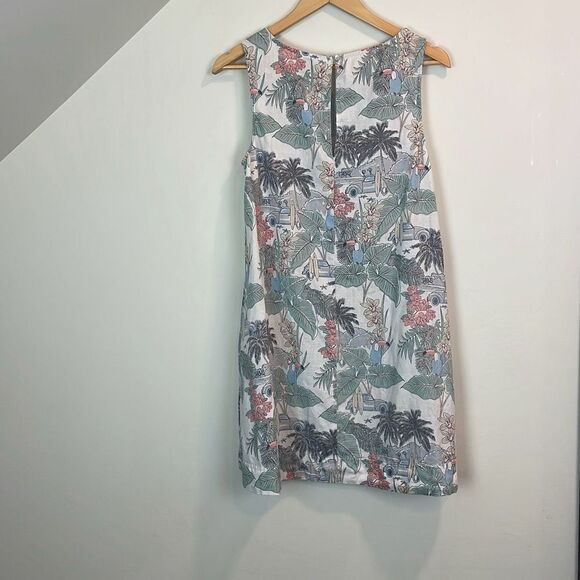 Artisan 100% Linen Tank Dress Size Medium - Picture 4 of 7